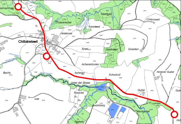 Man sieht eine Karte mit den Verkehrseinschränkungen.